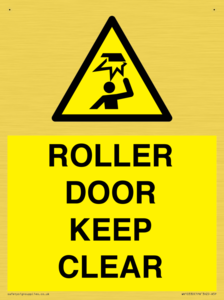 ROLLER DOOR KEEP CLEAR